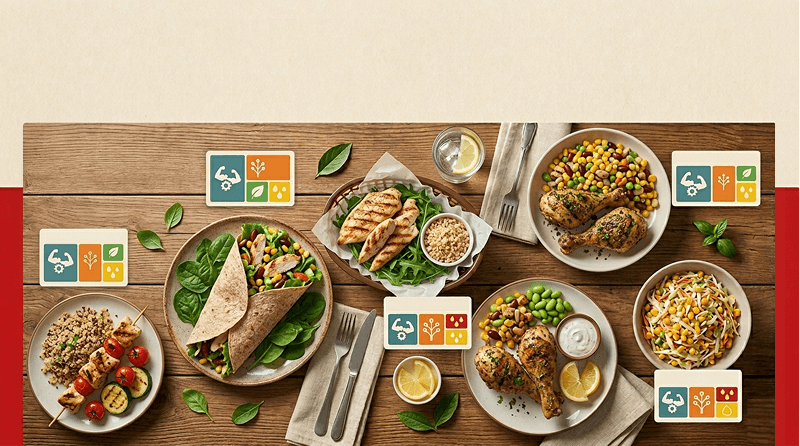 Lower calorie KFC meal combinations