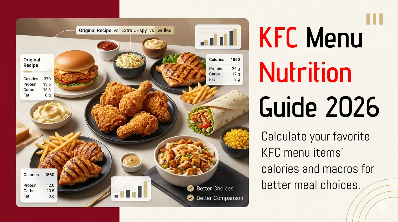 KFC Menu Nutrition Guide 2026